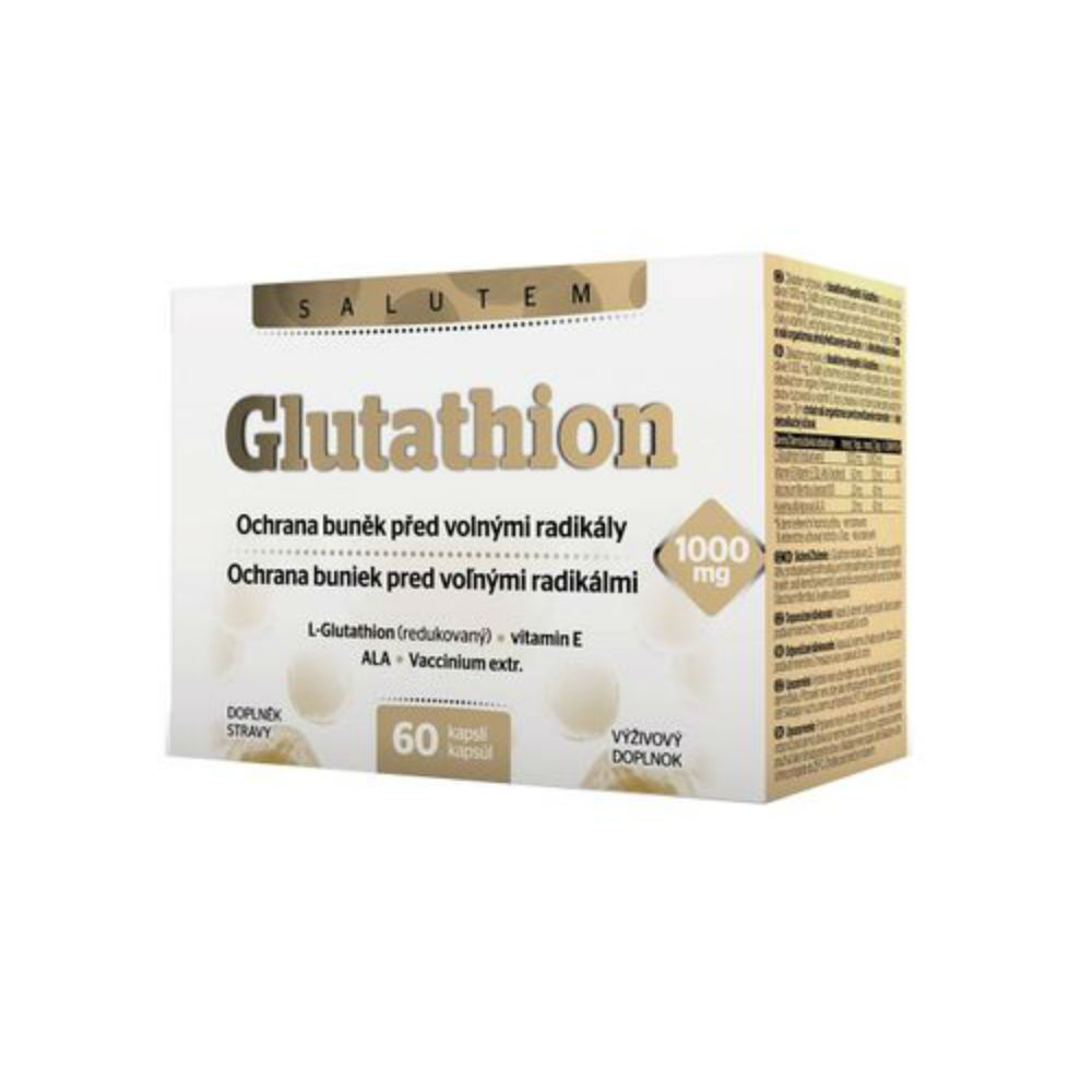 glutathione kapsul 1000 mg SALUTEM Glutathion 60 kapslí Wellness, IV, and Injection