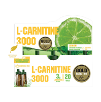 GOLDNUTRITION L-Carnitine 3000 mg citron 20 ampulí