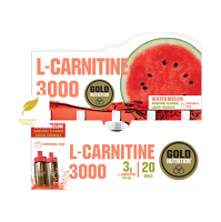 GOLDNUTRITION L-Carnitine 3000 mg vodní meloun 20 ampulí