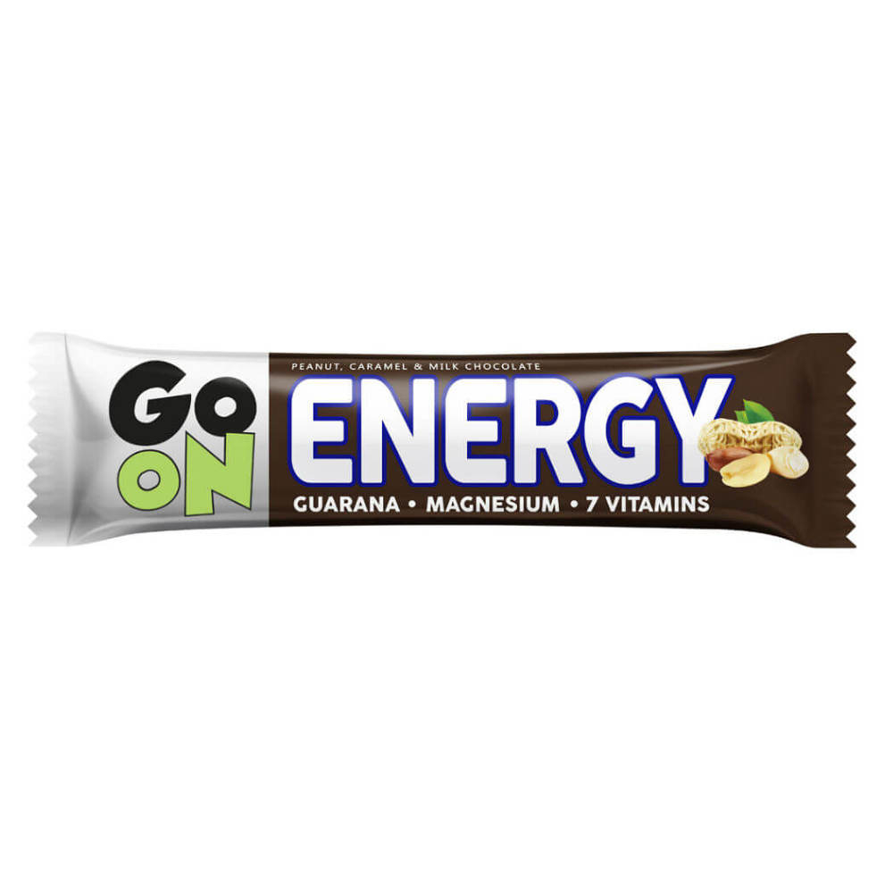 E-shop GO ON Energetická tyčinka oříšek karamel 50 g