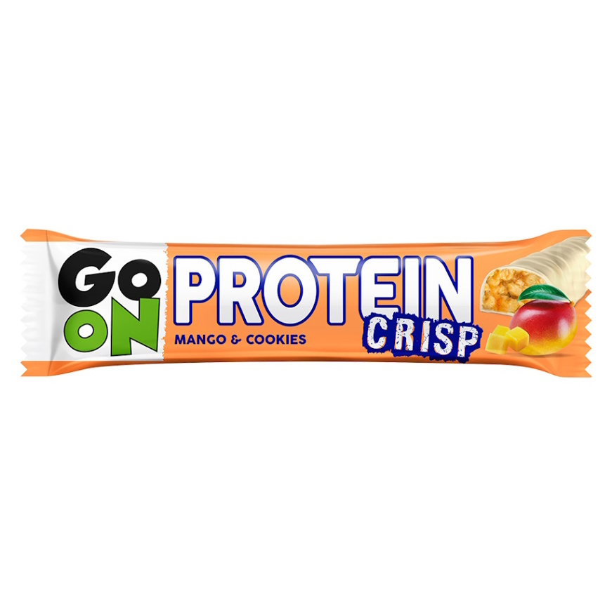 Levně GO ON Proteinová tyčinka crisp mango a cookies 45 g