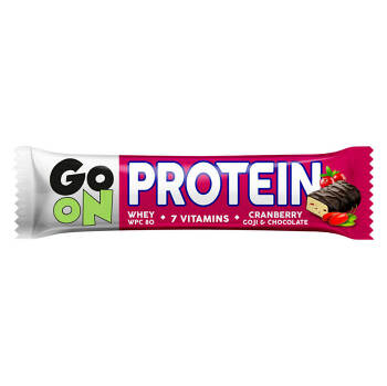 GO ON Proteinová tyčinka brusinka a goji 50 g