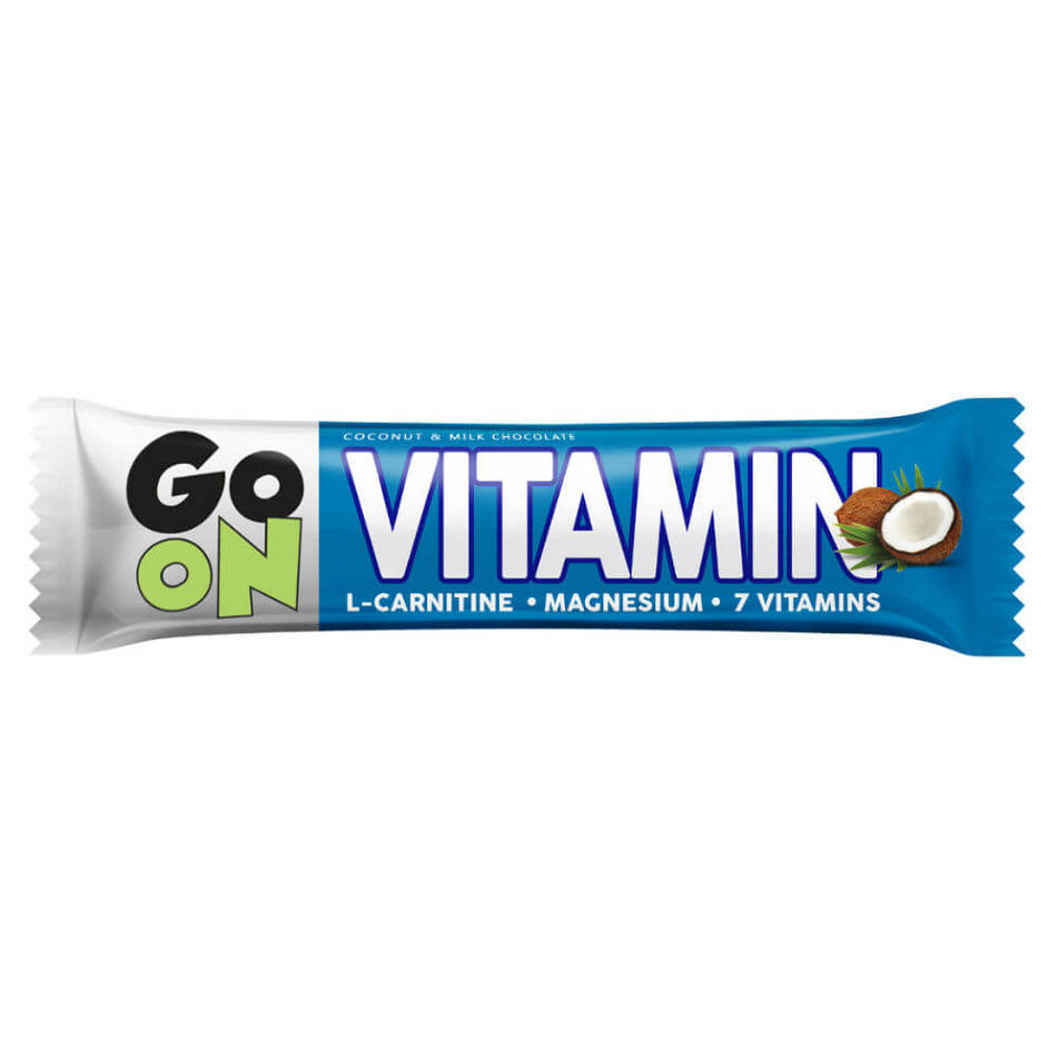 Levně GO ON Vitaminová tyčinka kokos 50 g