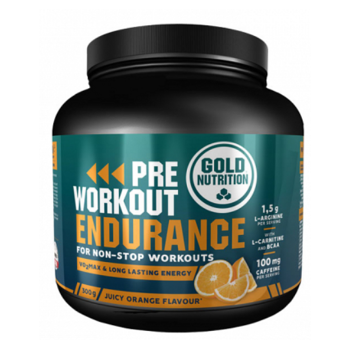 GOLDNUTRITION Pre-workout endurance pomeranč 300 g