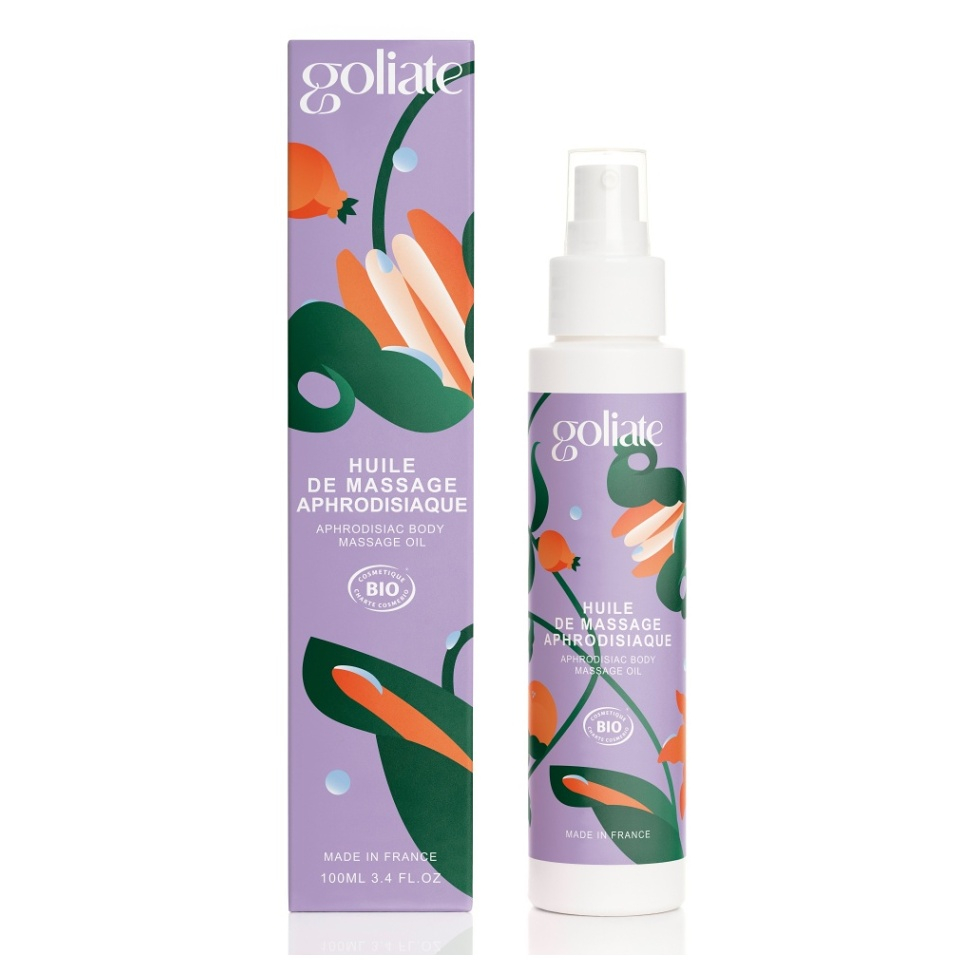 GOLIATE Afrodiziakální masážní olej BIO 100 ml