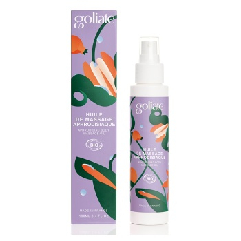 GOLIATE Afrodiziakální masážní olej BIO 100 ml (Přírodní péče o tělo) - Přírodní