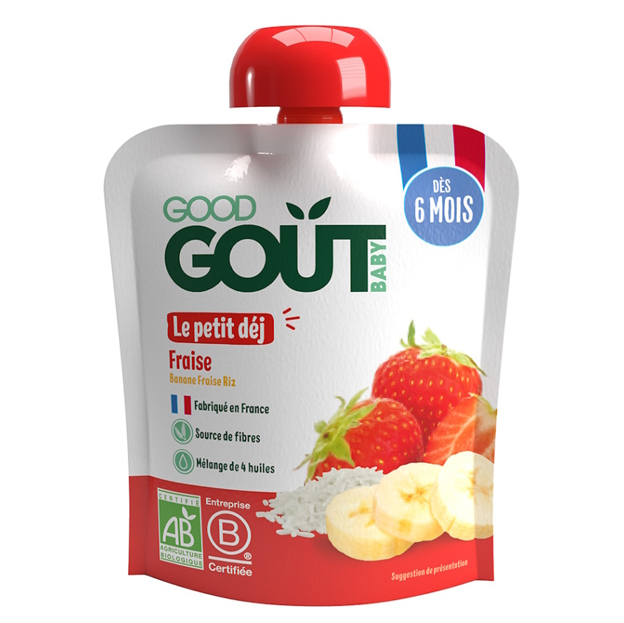 GOOD GOUT Jahodová snídaně 6m+ BIO 70 g