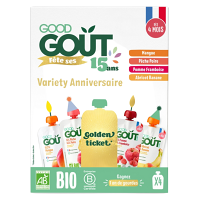 GOOD GOUT Ovocný jackpot BIO 4 x 120 g