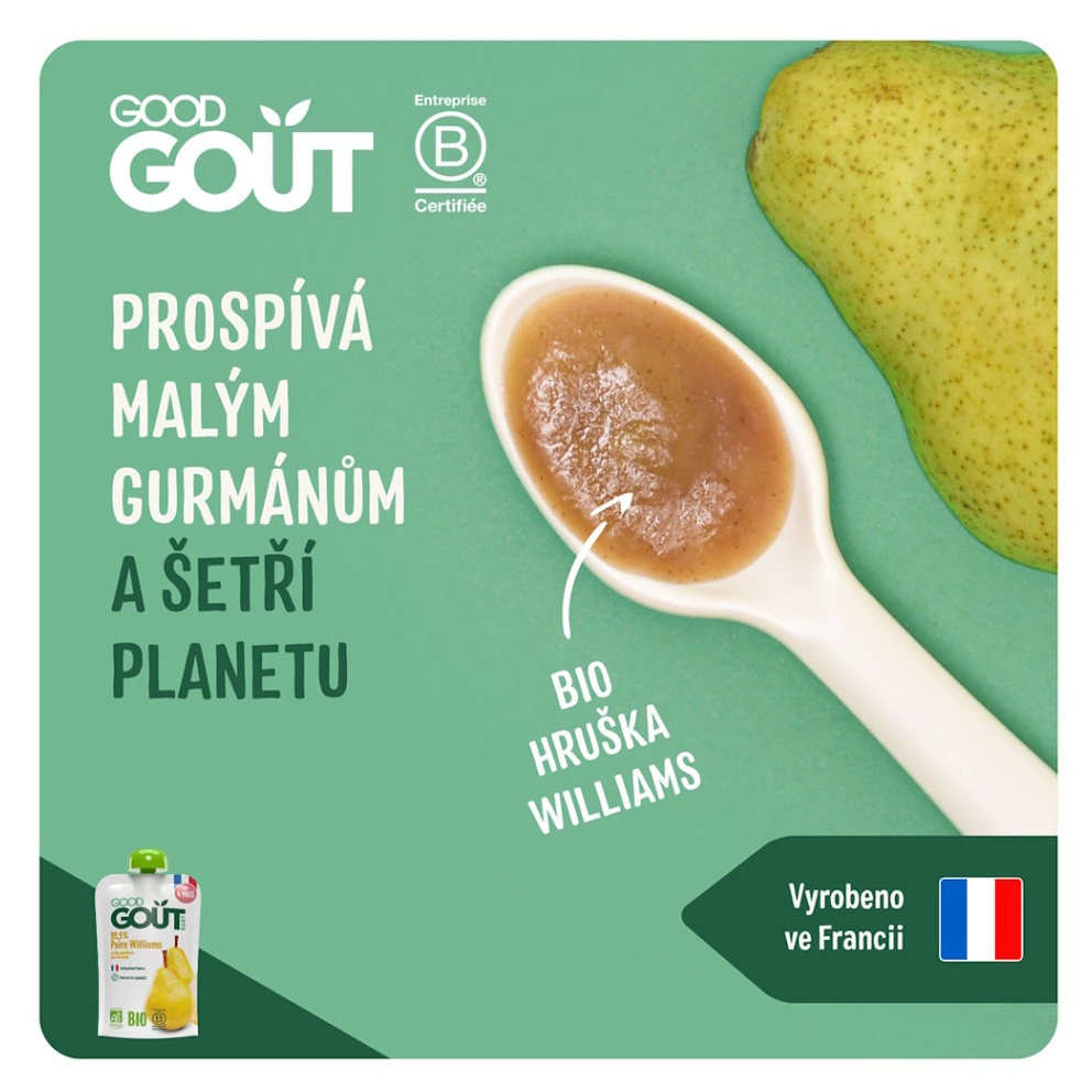 GOOD GOUT Hruška  Williams BIO 120 g