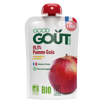 GOOD GOUT Jablko gala BIO 120 g (Svačinové kapsičky) - Přírodní, BIO, Jednodruhové