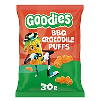 GOODIES Křupky krokodýli BBQ 30 g