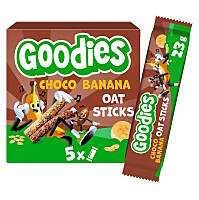 GOODIES Ovesné tyčinky kakao a banán 5 x 23 g