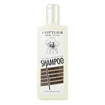 GOTTLIEB Šampon pro psy s makadamovým olejem Pudl - Bílý 300 ml