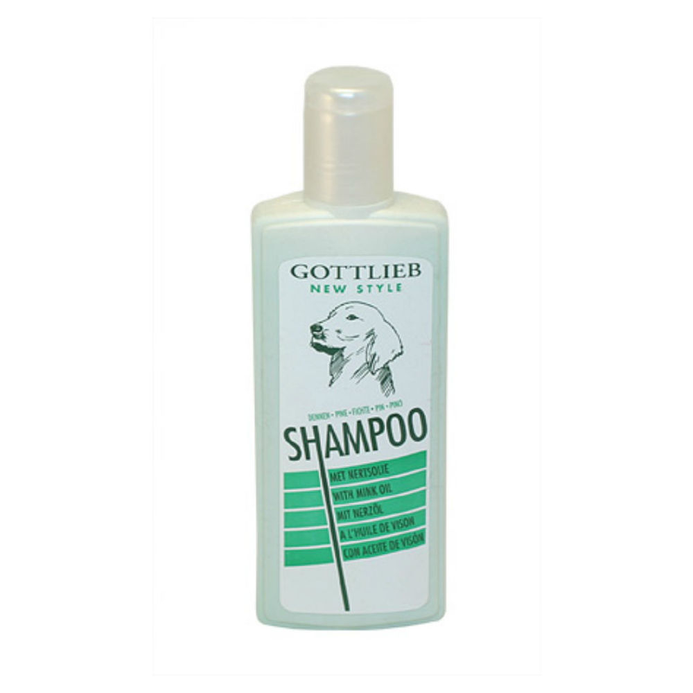 Levně GOTTLIEB Šampon pro psy s makadamovým olejem Smrkový 300 ml