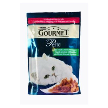 Gourmet Perle kapsa kočka s gril.hov. a mrkví 85 g