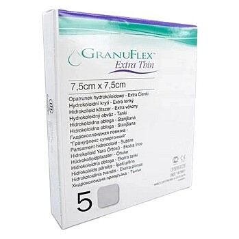 GRANULEX Extra-thin 10 x10 cm 5 ks (Na hojení ran a vředů)