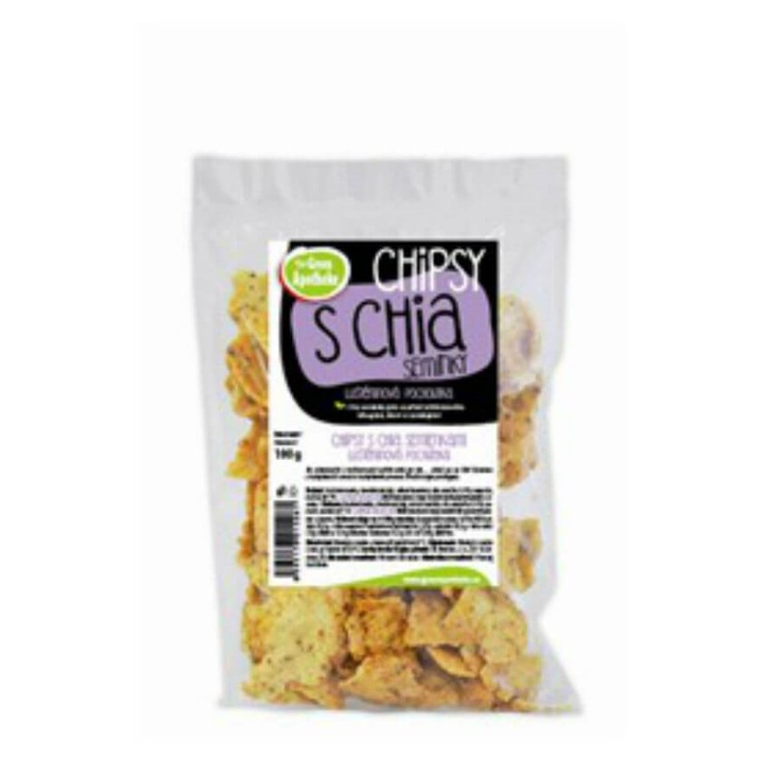 Levně GREEN APOTHEKE Chipsy s chia a rozmarýnem 100 g