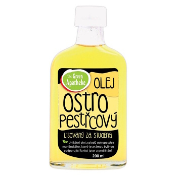 GREEN APOTHEKE Ostropestřcový olej 200 ml (Ostropestřecový olej) - Jednodruhové