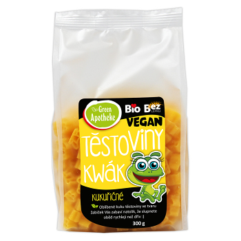 GREEN APOTHEKE Těstoviny kwák kukuřičné BIO 300 g (Kukuřičné) - BIO