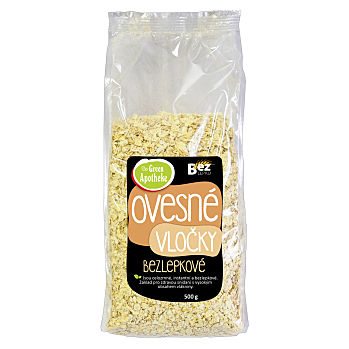GREEN APOTHEKE Vločky ovesné bezlepkové celozrnné 500 g (Vločky)