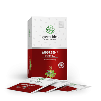 GREEN IDEA Migreen Bylinný čaj 20 x 1.5 g (Energie a únava) - Přírodní, Vícesložkové