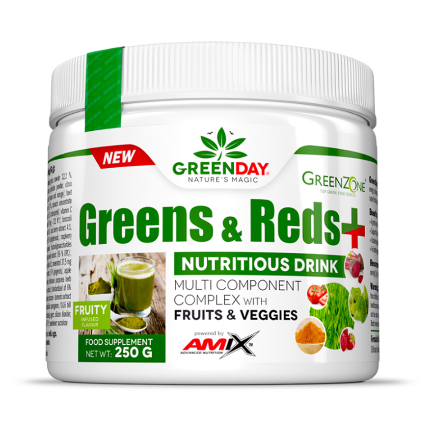 Levně GREENDAY Greens & reds+ 250 g