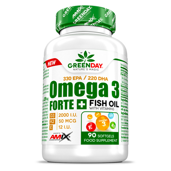 GREENDAY Omega 3 FORTE+ 90 kapslí