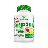 GREENDAY Super omega 3-6-9  90 kapslí
