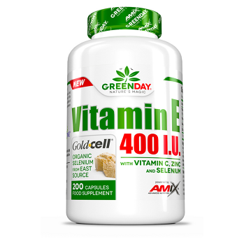 GREENDAY Vitamin E 400 I.U. LIFE+ 200 kapslí