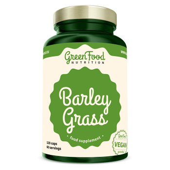 GREENFOOD NUTRITION Barley grass 120 kapslí (Detoxikace celého těla) - Jednosložkové