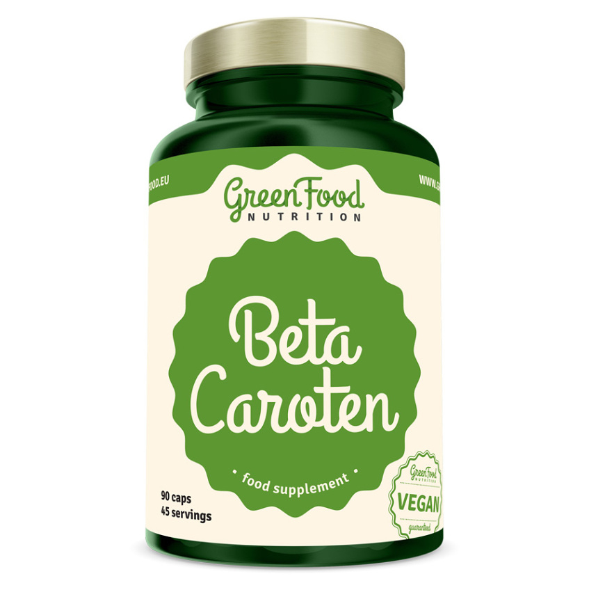 Levně GREENFOOD NUTRITION Beta caroten 90 kapslí