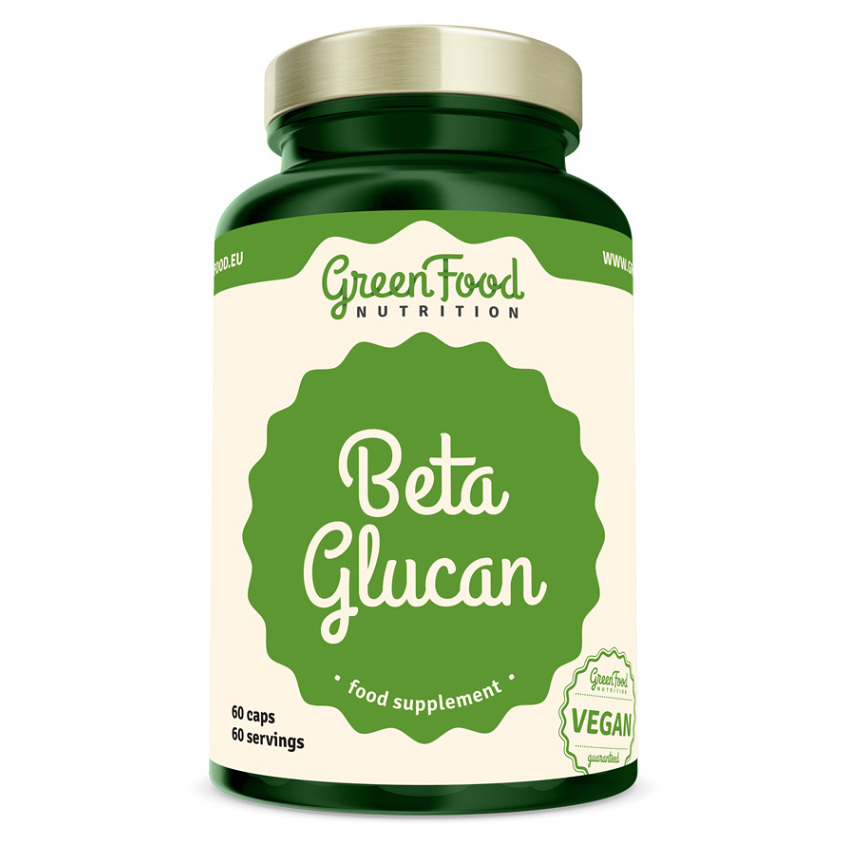 GREENFOOD NUTRITION Beta glucan 60 kapslí