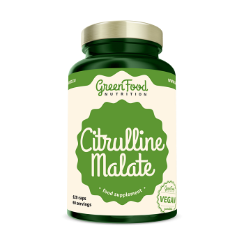 GREENFOOD NUTRITION Citrulline Malate 120 kapslí (Žíly a cévy) - Vícesložkové