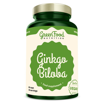 GREENFOOD NUTRITION Ginkgo biloba 60 kapslí