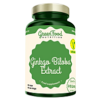 GREENFOOD NUTRITION Ginkgo Biloba Extract 60 kapslí