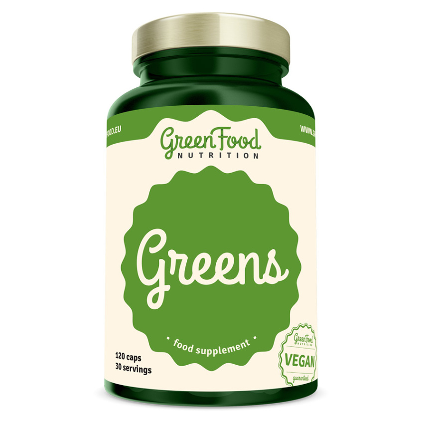 E-shop GREENFOOD NUTRITION Greens 120 kapslí