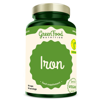 GREENFOOD NUTRITION Iron 90 kapslí