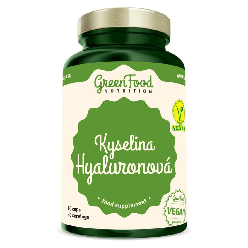 GREENFOOD NUTRITION Kyselina Hyaluronová 60 kapslí
