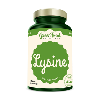 GREENFOON NUTRITION Lysine 120 kapslí (Volné aminokyseliny)