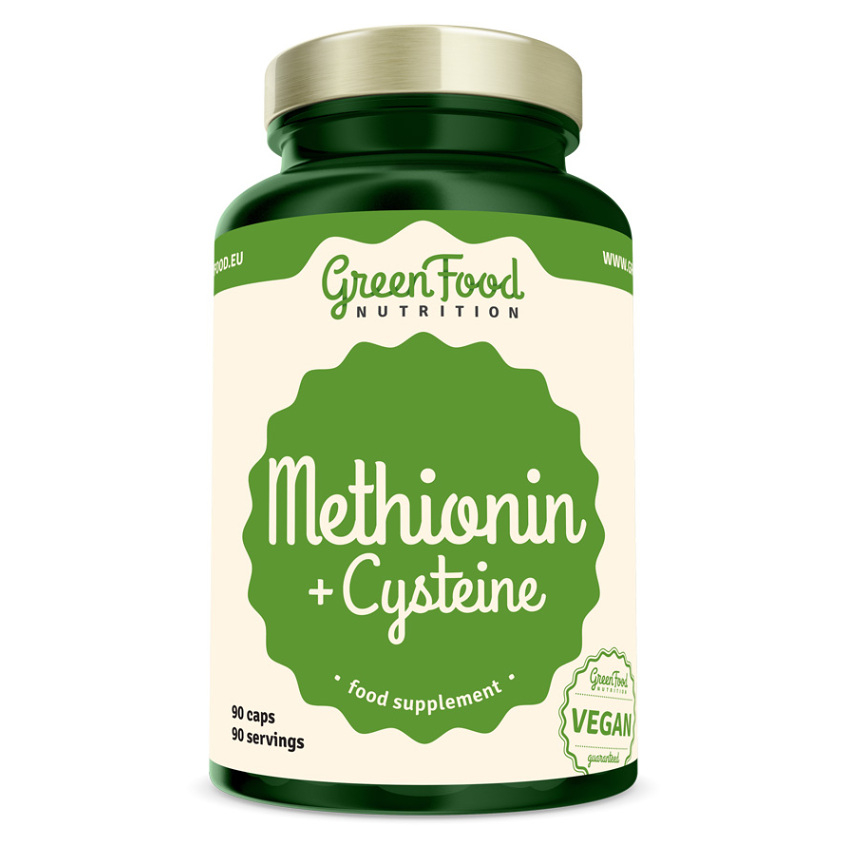Levně GREENFOOD NUTRITION Methionin + cysteine 90 kapslí