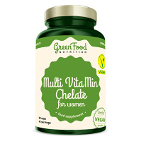 GREENFOOD NUTRITION Multivitamin chelate for women 90 kapslí