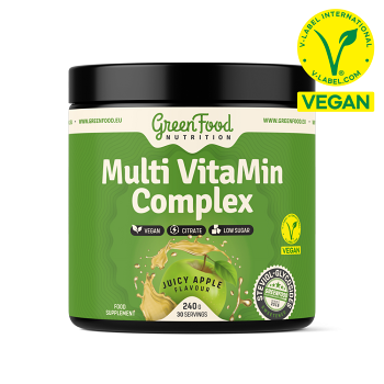 GREENFOOD NUTRITION Multi VitaMin Complex juicy apple 240 g (Multivitamíny) - Vícesložkové