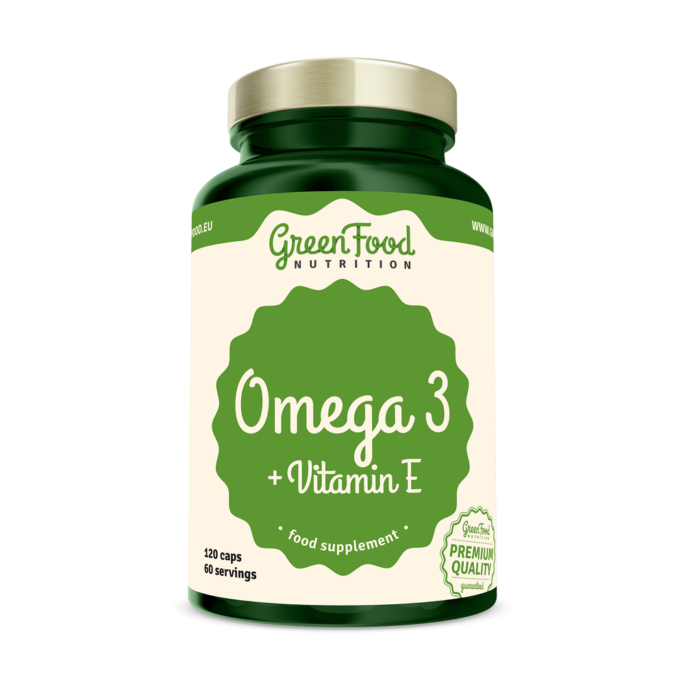 GREENFOOD NUTRITION Omega 3 120 kapslí