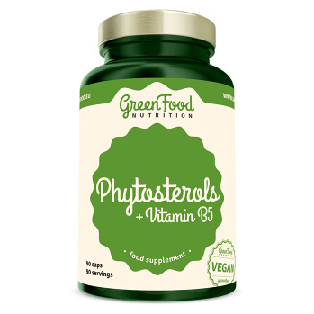 GREENFOOD NUTRITION Phytosterols vitamin B5 90 kapslí