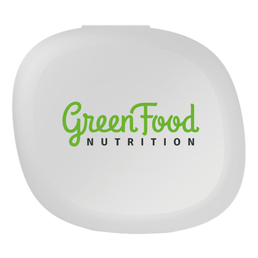 Levně GREENFOOD NUTRITION Pillbox na kapsle bílý 1 kus