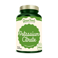 GREENFOOD NUTRITION Potassium citrate 90 kapslí