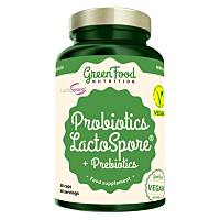 GREENFOOD NUTRITION Probiotika lactospore + prebiotika 60 kapslí