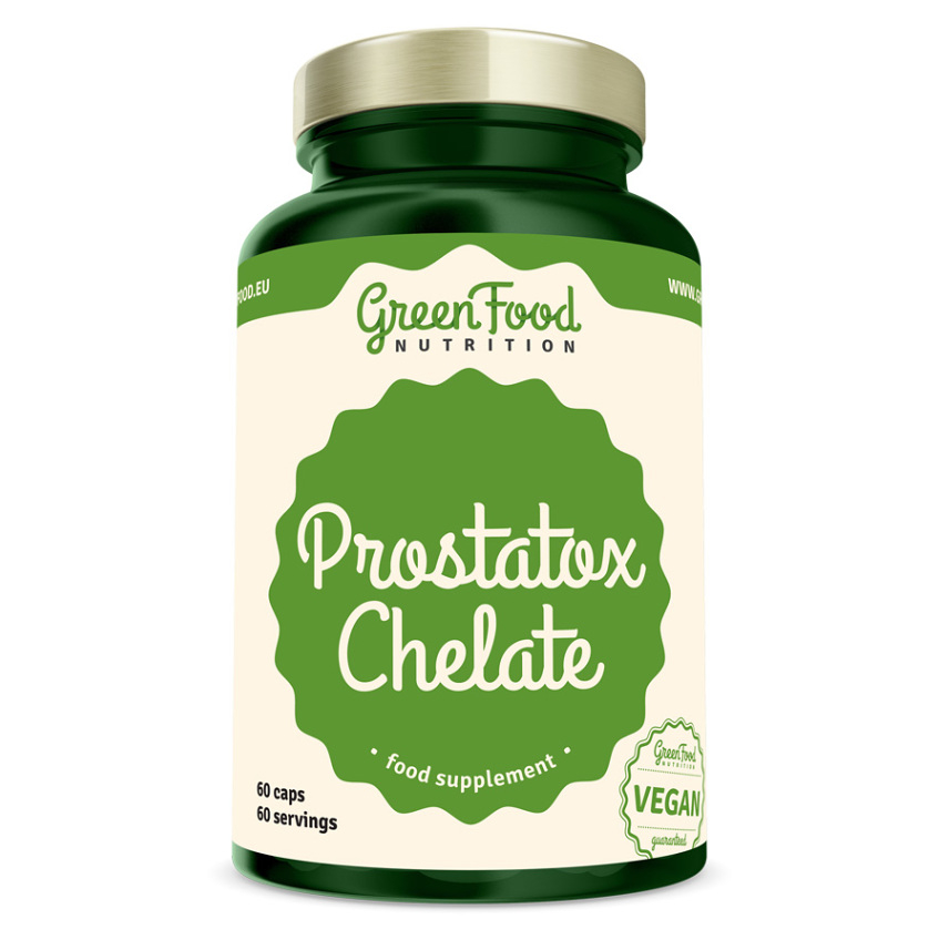 Levně GREENFOOD NUTRITION Prostatox chelát 60 kapslí
