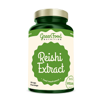 GREENFOOD NUTRITION Reishi extract 120 kapslí