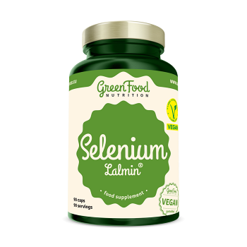 GREENFOOD NUTRITION Selenium lalmin 90 kapslí (Doplňky stravy na cholesterol a srdce) - Jednosložkové